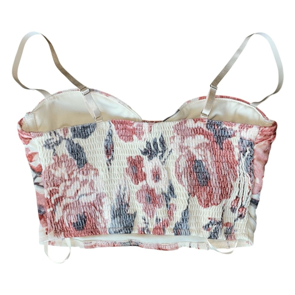 Windsor | All For Florals Velvet Burnout Bustier Corset - M - Picture 4 of 7